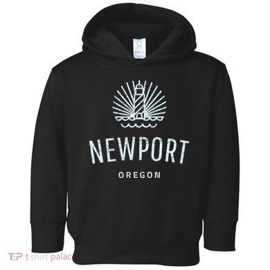 Newport Oregon Lighthouse Coast Souvenir Toddler Hoodie