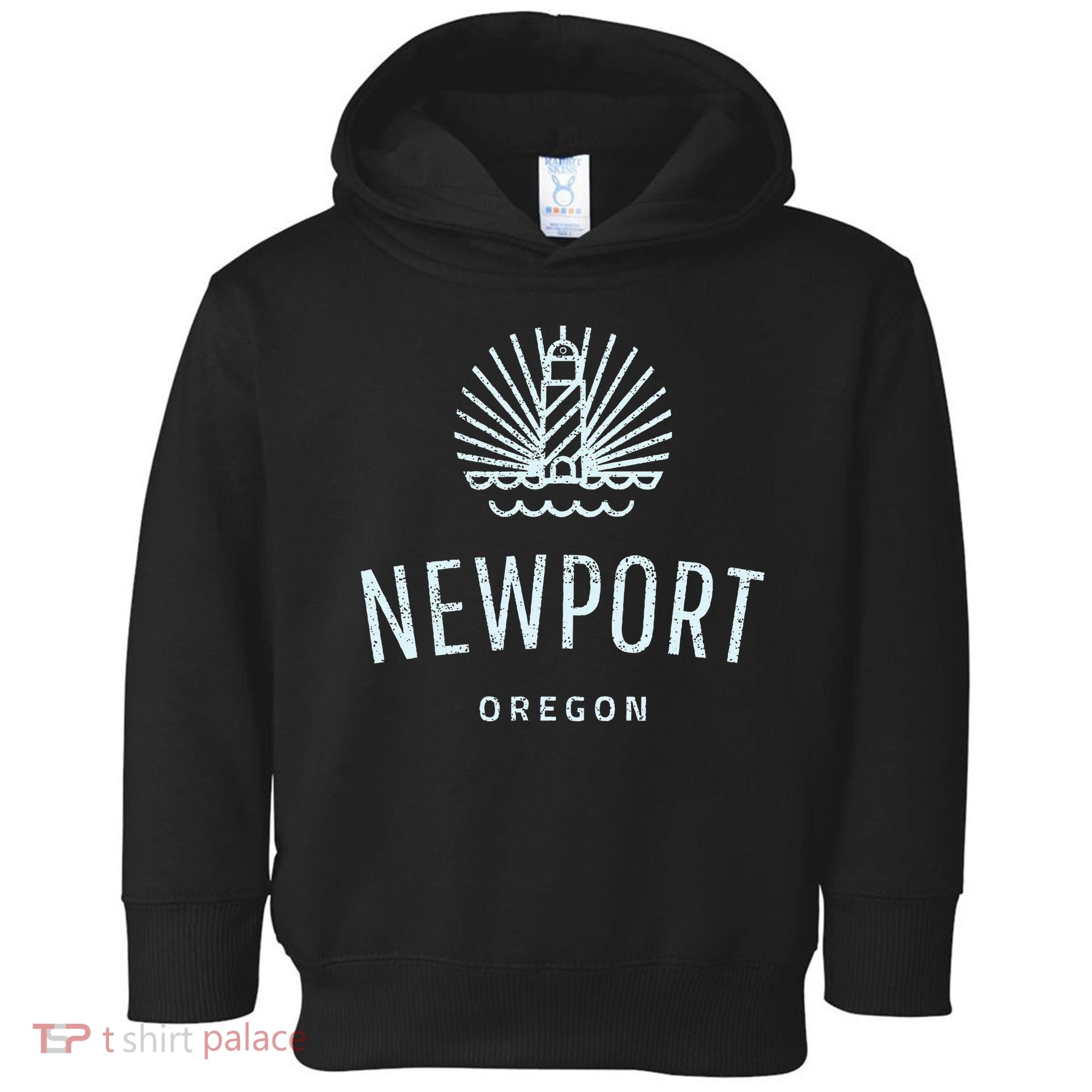 Newport Oregon Lighthouse Coast Souvenir Toddler Hoodie
