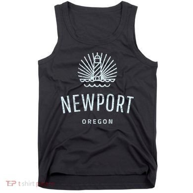 Newport Oregon Lighthouse Coast Souvenir Tank Top