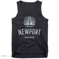 Newport Oregon Lighthouse Coast Souvenir Tank Top thumb 0