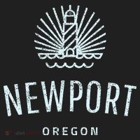 Newport Oregon Lighthouse Coast Souvenir Golf Towel thumb 3