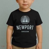 Newport Oregon Lighthouse Coast Souvenir Toddler T-Shirt thumb 2