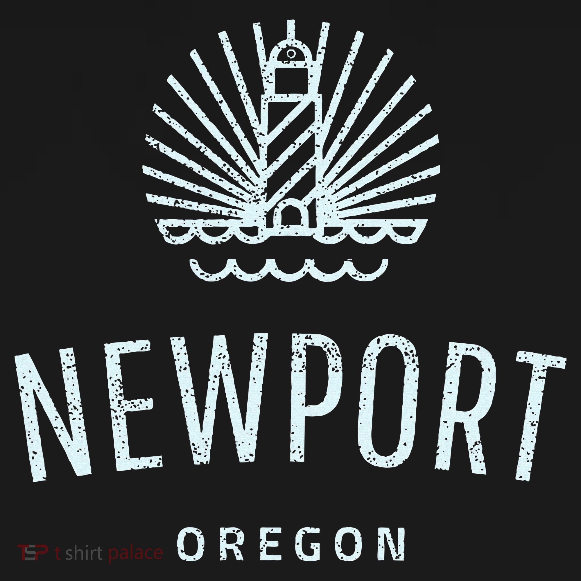 Newport Oregon Lighthouse Coast Souvenir Visor