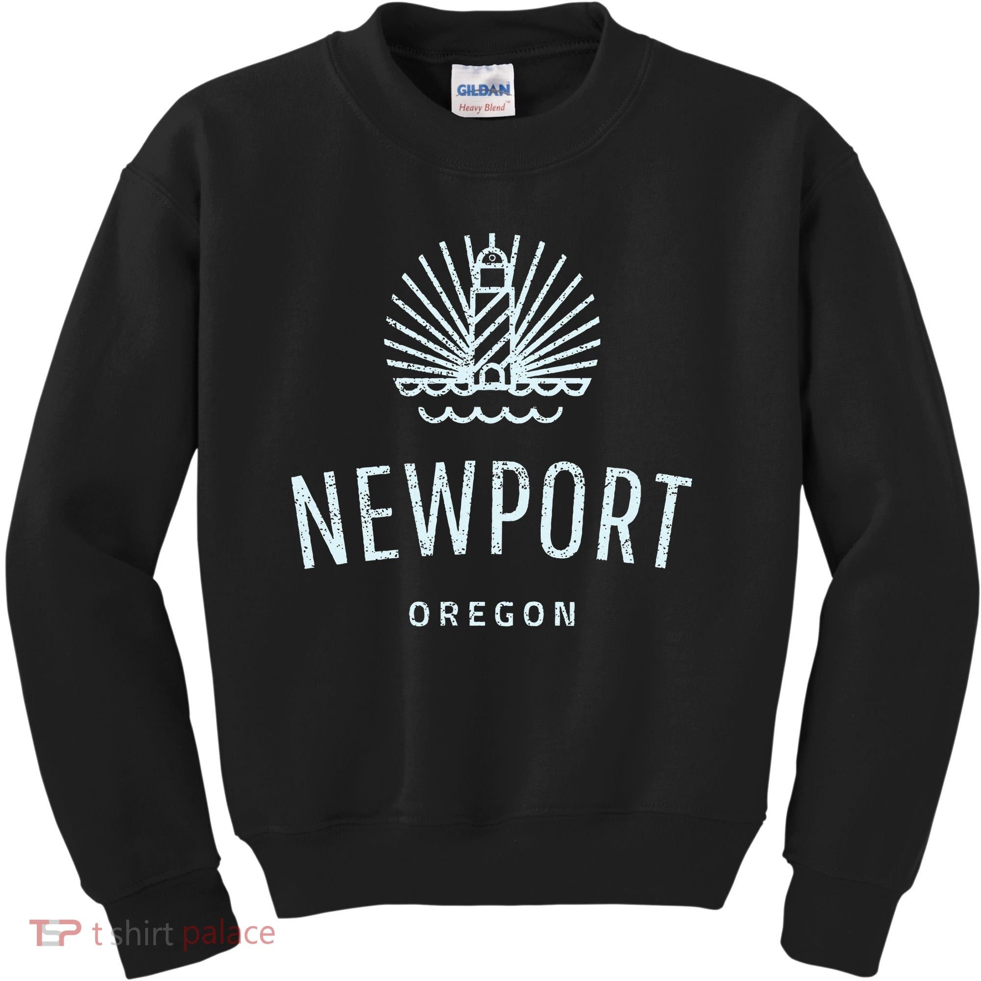 Newport Oregon Lighthouse Coast Souvenir Kids Sweatshirt