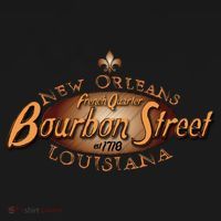 New Orleans Louisiana Bourbon Street French Quarter T-Shirt thumb 7