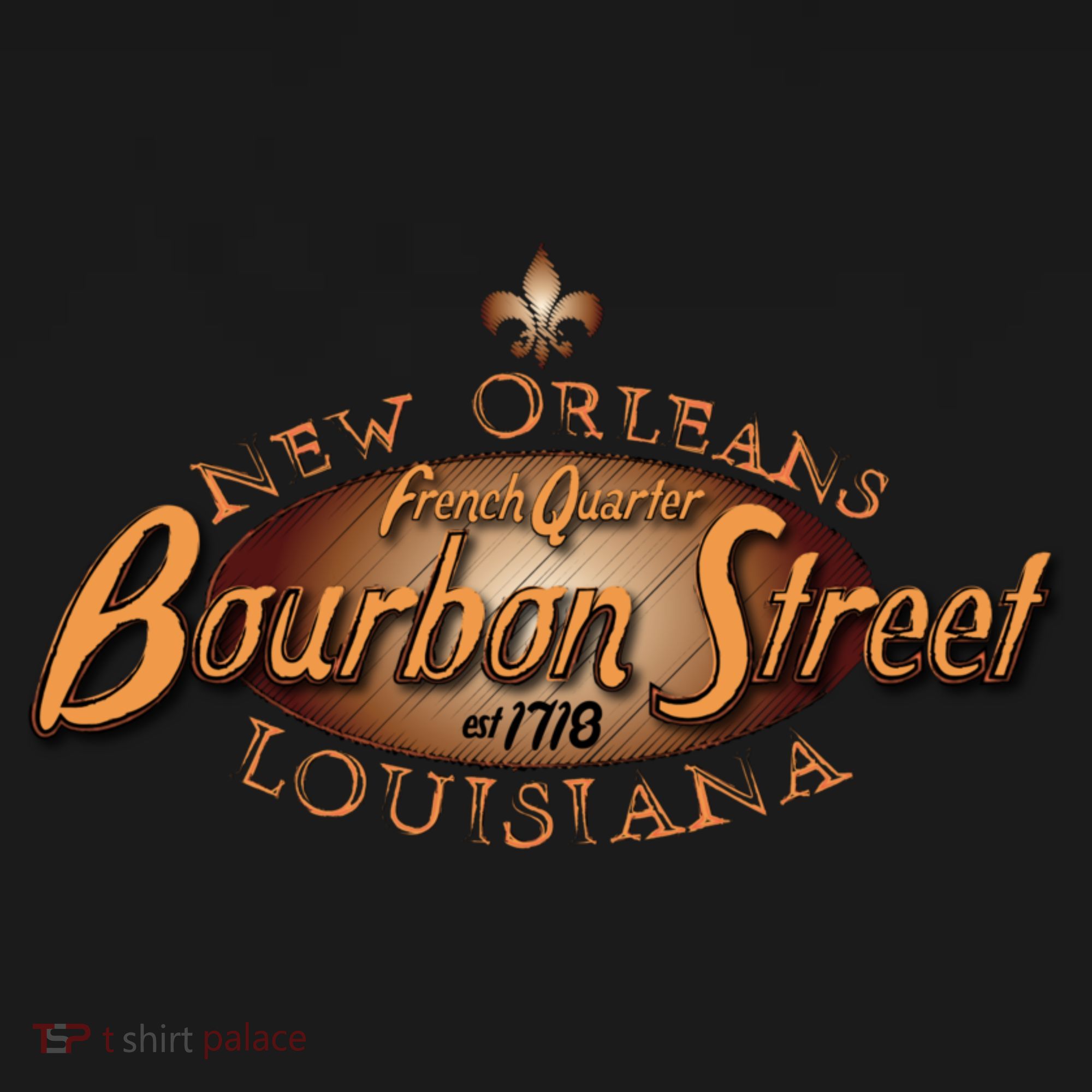 New Orleans Louisiana Bourbon Street French Quarter T-Shirt