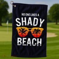 No One Like A Shady Beach Vacay Mode Traveling Surfing Wo Golf Towel thumb 1