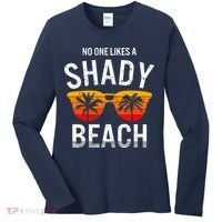 No One Like A Shady Beach Vacay Mode Traveling Surfing Wo Women's Long Sleeve Shirt thumb 0