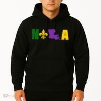 Nola Mardi Gras New Orleans Hoodie thumb 2