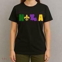Nola Mardi Gras New Orleans T-Shirt thumb 4