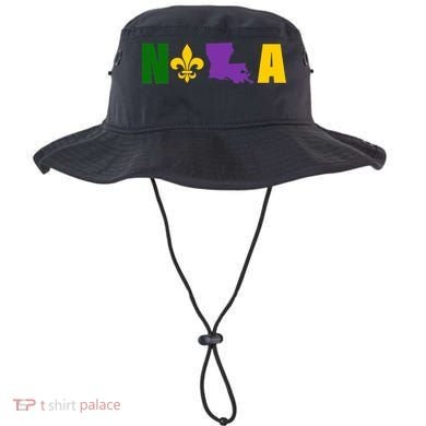 Nola Mardi Gras New Orleans Bucket Hat