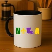 Nola Mardi Gras New Orleans Coffee Mug thumb 4