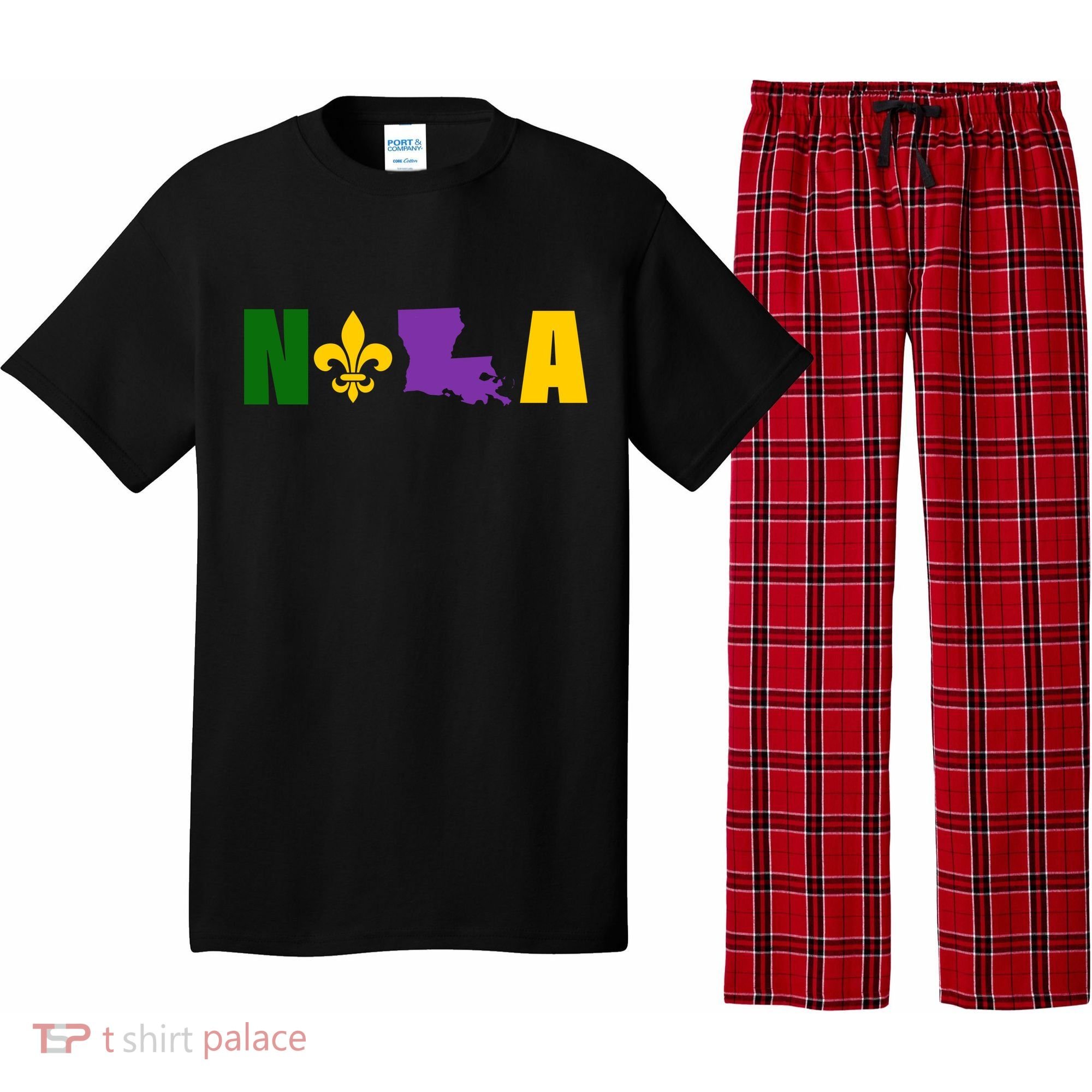 Nola Mardi Gras New Orleans Pajama Set