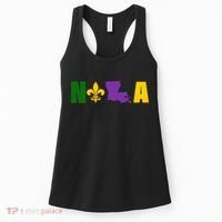 Nola Mardi Gras New Orleans Women's Tank Top thumb 0