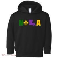 Nola Mardi Gras New Orleans Toddler Hoodie thumb 0