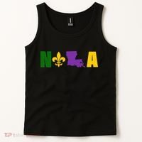 Nola Mardi Gras New Orleans Tank Top thumb 2
