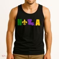 Nola Mardi Gras New Orleans Tank Top thumb 3
