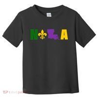 Nola Mardi Gras New Orleans Toddler T-Shirt thumb 0