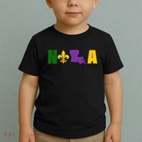 Nola Mardi Gras New Orleans Toddler T-Shirt thumb 2