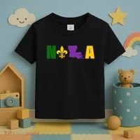 Nola Mardi Gras New Orleans Toddler T-Shirt thumb 3
