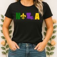 Nola Mardi Gras New Orleans Women's T-Shirt thumb 2