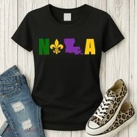 Nola Mardi Gras New Orleans Women's T-Shirt thumb 3
