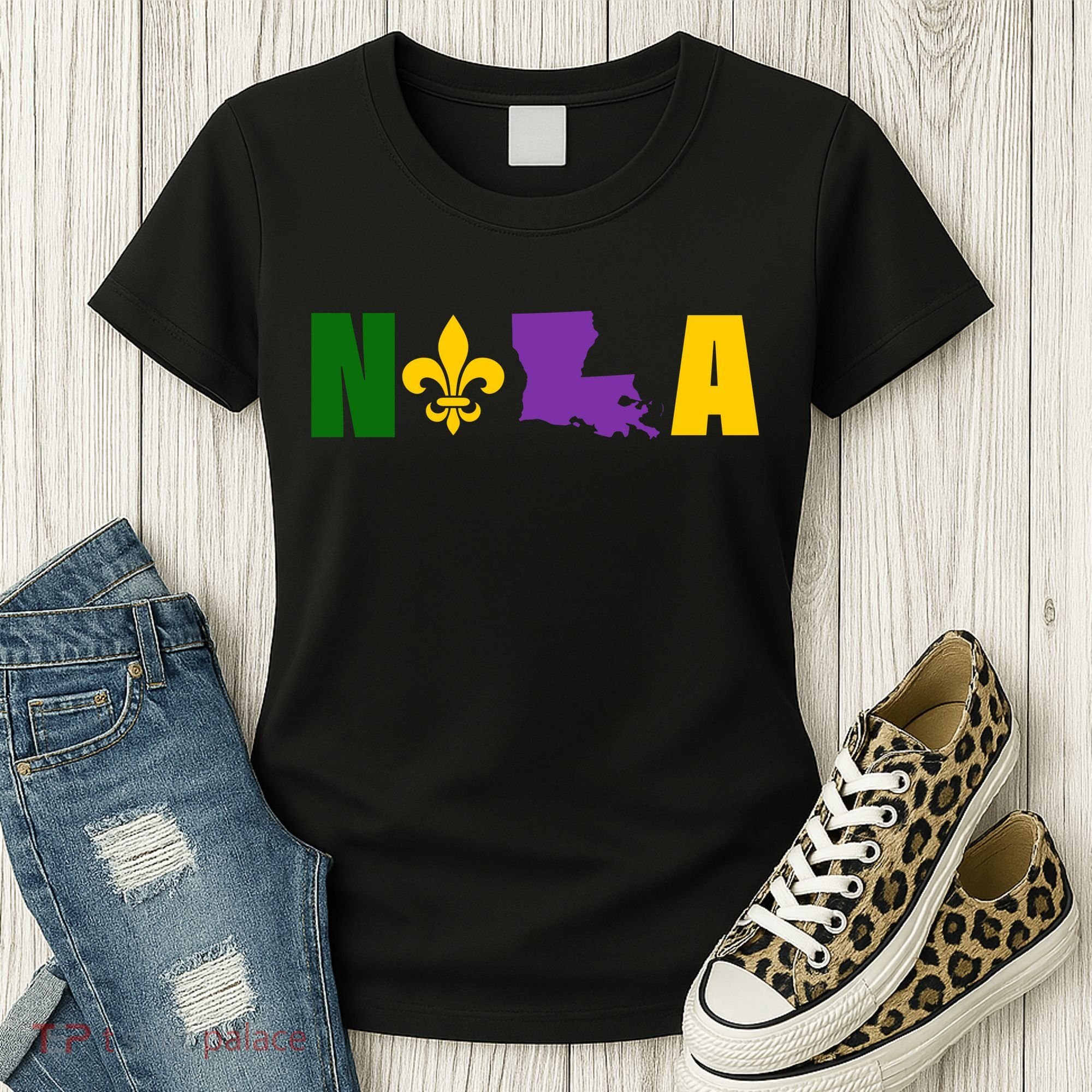 Nola Mardi Gras New Orleans Women's T-Shirt