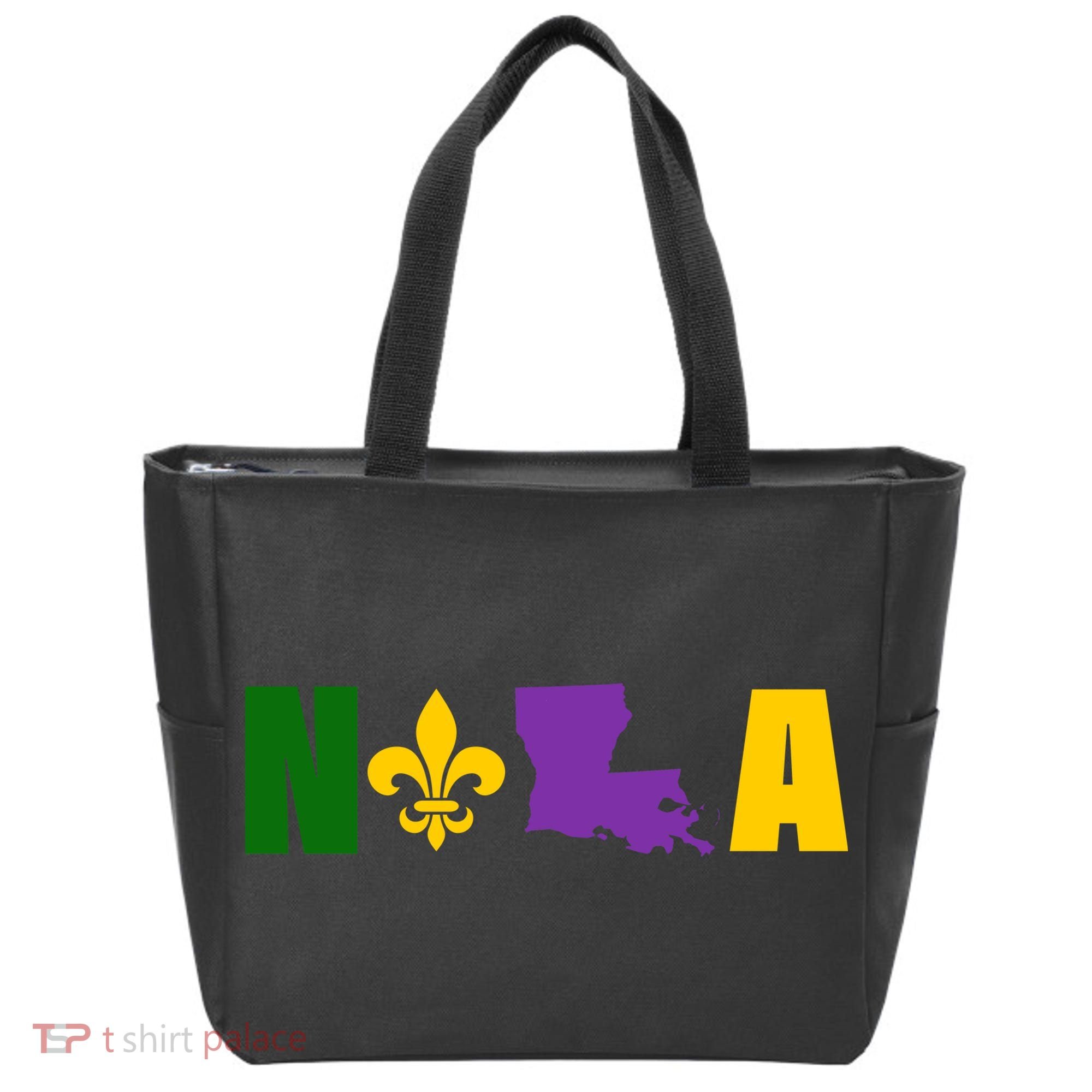 Nola Mardi Gras New Orleans Tote Bag