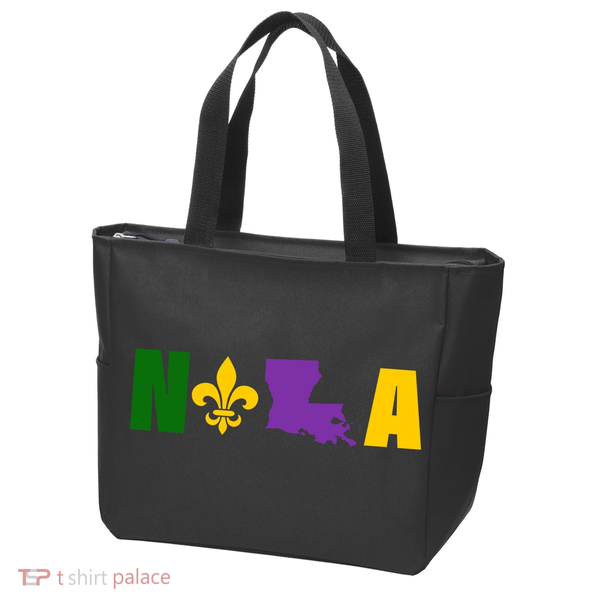 Nola Mardi Gras New Orleans Tote Bag