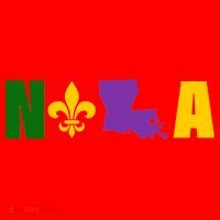 Nola Mardi Gras New Orleans Santa Hat thumb 1