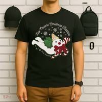 New Orleans Mr Bingle Christmas Tradition Snowmen Christmas T-Shirt thumb 6