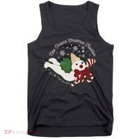 New Orleans Mr Bingle Christmas Tradition Snowmen Christmas Tank Top thumb 0
