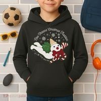 New Orleans Mr Bingle Christmas Tradition Snowmen Christmas Kids Hoodie thumb 2