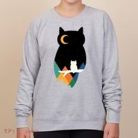 Night Owl Moon Pyramid Women's Sweatshirt thumb 0