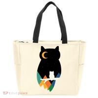 Night Owl Moon Pyramid Tote Bag thumb 0