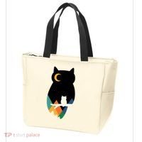Night Owl Moon Pyramid Tote Bag thumb 3