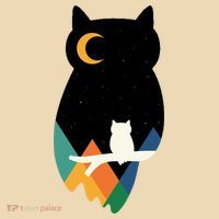Night Owl Moon Pyramid Tote Bag thumb 4