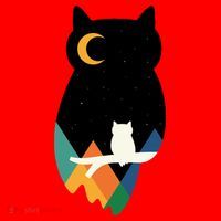 Night Owl Moon Pyramid Santa Hat thumb 1