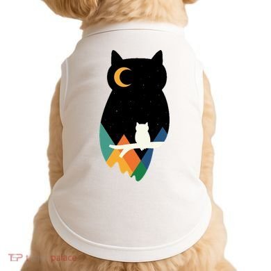 Night Owl Moon Pyramid Doggie Tank