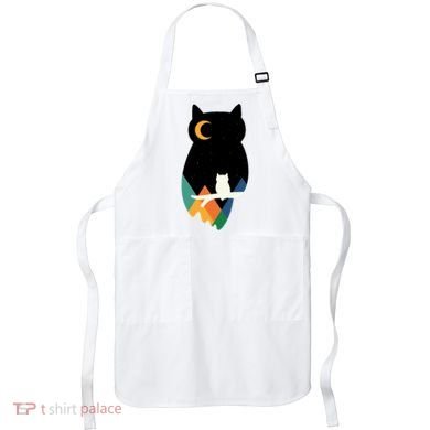 Night Owl Moon Pyramid Apron