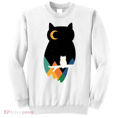 Night Owl Moon Pyramid Sweatshirt
