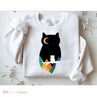 Night Owl Moon Pyramid Sweatshirt thumb 2
