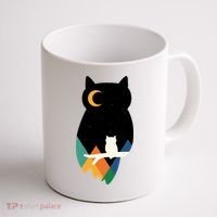 Night Owl Moon Pyramid Coffee Mug thumb 1
