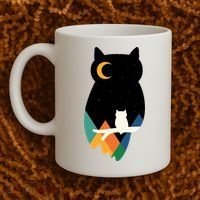 Night Owl Moon Pyramid Coffee Mug thumb 2