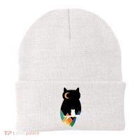 Night Owl Moon Pyramid Beanie thumb 0