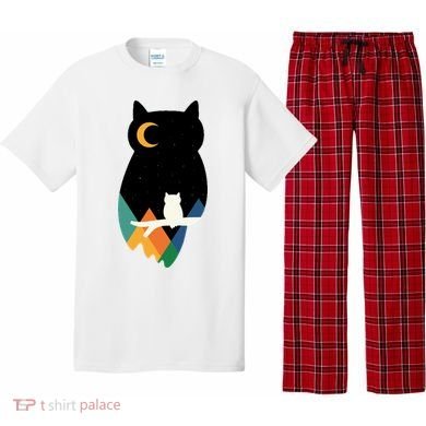 Night Owl Moon Pyramid Pajama Set
