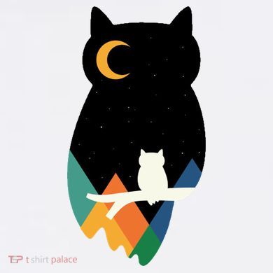 Night Owl Moon Pyramid Crop Fleece Hoodie