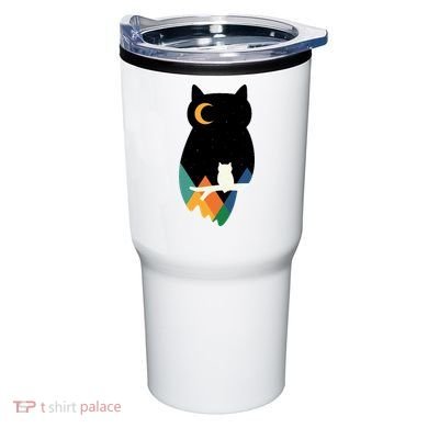 Night Owl Moon Pyramid Tumbler