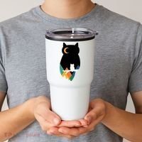 Night Owl Moon Pyramid Tumbler thumb 2