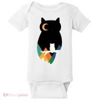 Night Owl Moon Pyramid Baby Bodysuit thumb 0